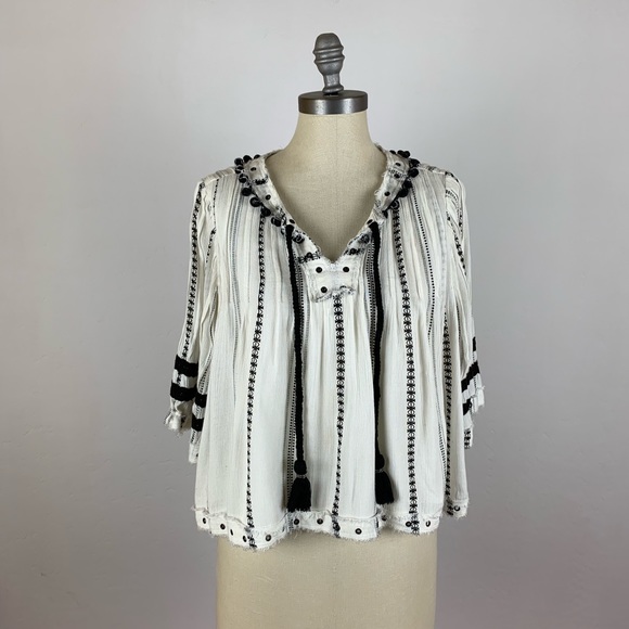 Tularosa Huxley Peasant Blouse - Picture 2 of 8